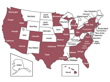 Nationwide Coverage Map